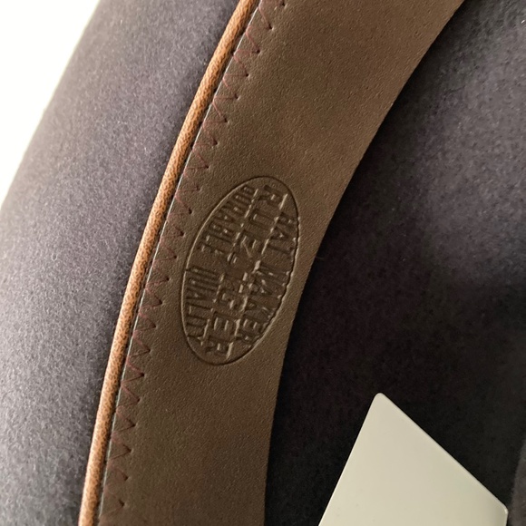 NWOT Free People x Ruediger Outback Charm Felt 100% Wool Brown Hat Sz M - Picture 9 of 9